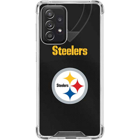 NFL Pittsburgh Steelers Team Jersey Galaxy A52 5G Clear Case